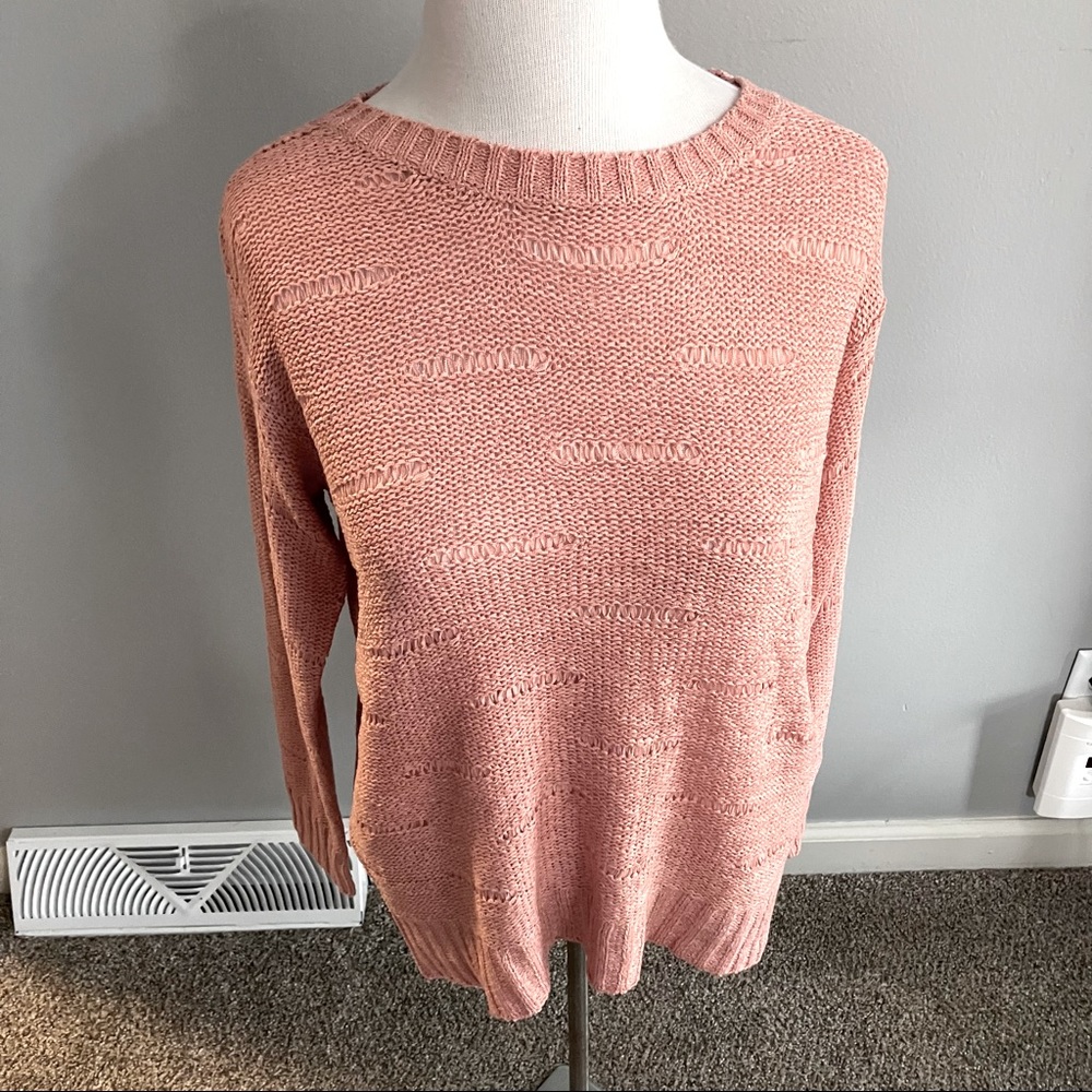 NWT Boutique Cozy Ribbon Detail Lightweight Sweater Women’s Sz M/L Medium Large